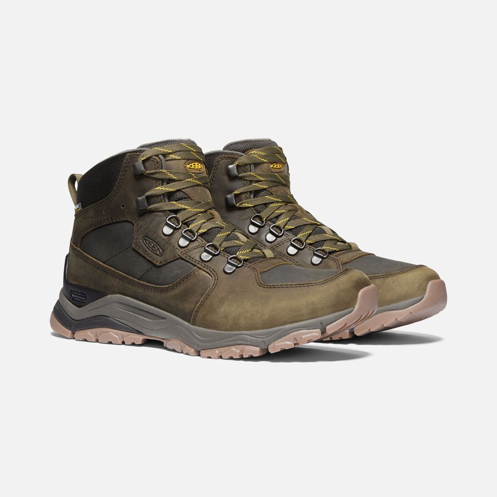 Keen Outdoor Bot Erkek Zeytin Yeşili - Innate Deri Waterproof - Türkiye IPVU92705